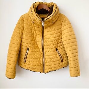 ZARA | APRES SKI CROPPED PUFFER JACKET W/ HOOD
